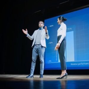 Stylish banquet hall setup at Prime Rose Venues for premium product launch events.