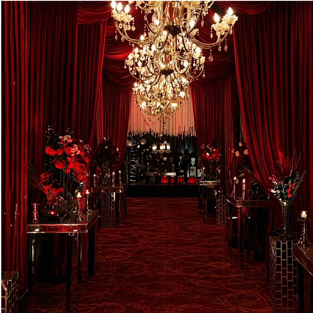 Best banquet hall with premium lighting and stylish event setup at Rigveda Palace Faridabad