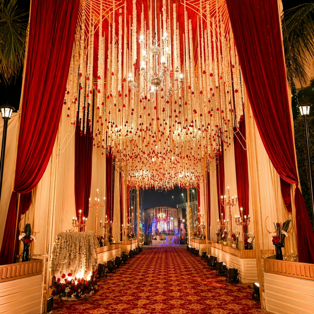 Best convention hall near me in Gurgaon with banquet hall and lawn venue at Devam Greens Farmhouse