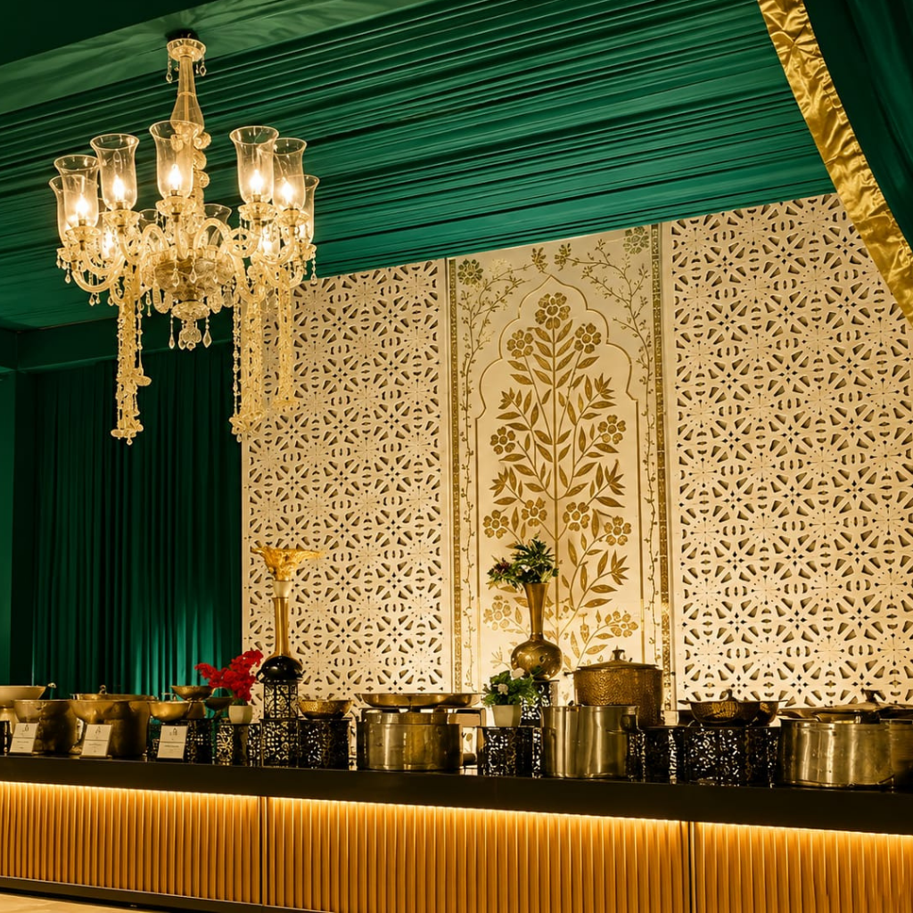 Luxury party hall in Faridabad at Rigveda Palace Farmhouse for weddings and grand celebrations